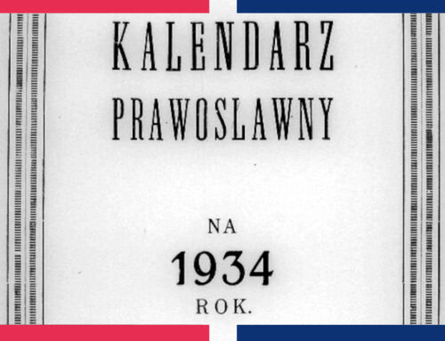 Rok 1934 podług Kalendarza Prawosławnego